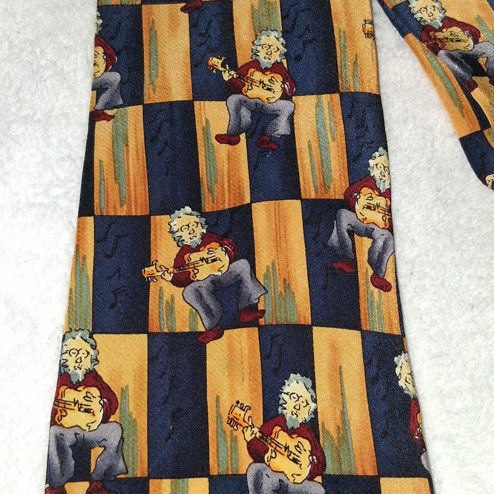 1996 Jerry Garcia Tie Vintage 90s Grateful Dead All Over Print